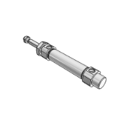 AXK (T) - Air Cylinder (Stainless Tube) Non-Rotating Piston Rod Type/Single Acting : Spring Return