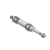 CV-AXW - Air Cylinder (Vacuum Suction Type) / Standard Type / Double Acting : Double Rod