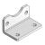 KF-13 - Angle bracket in zinc-plated steel ISO MS1
