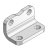 RPF-13 - Angle bracket in zinc-plated steel-UNITOP RU-P/7 and ISO21287