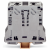 285-150 - Morsetto passante per 2 conduttori, 50 mm², slot per marcatura laterali, solo per guida DIN 35 x 15, POWER CAGE CLAMP