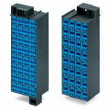 726-241 - Matrix patchboard, 32-pole, Marking 1-32, suitable for Ex i applications, Color of modules: blue, Module marking, side 1 and 2 vertical