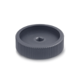 GN 226-TP - Knurled Control Knobs Through Bore Type Inch