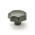 DIN 6336 - Star knobs, Cast iron, Type C with plain blind bore, tol. H7, Inch