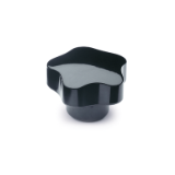 EN 5337.5 - Star knobs Type E, with threaded blind bore