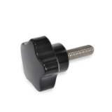 EN 5337.5 - Star knobs with Stainless Steel thread bolt