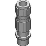 WEID_E1WF-NPT - ATEX Ex d cable glands for single wire armoured cable,  NPT