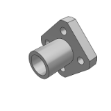 GAC01_29 - 法兰型导向轴支座·标准型·安装孔通孔