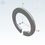 TBP06 - Shaft Circlips-Reverse Retaining Ring For C-Shaped Shaft