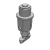 J-WEU46_47_asmtab - Precision type, elliptical vacuum cup and spring type side vacuum port