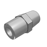 XZQ51 - Economical type, all stainless steel joint, external thread equal diameter type, direct head