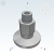 YHDV-ZG-16_18 - Vacuum pipeline accessories/KF standard/Vacuum external thread hexagonal joint